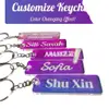 Colour-Changing Acrylic Name Keychain view 1