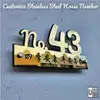 (Fully Customized) Mirror House Number House Plate Stainless steel 304 House number plate 门牌号码牌不锈钢牌定制 Tanda Rumah Plat view 2