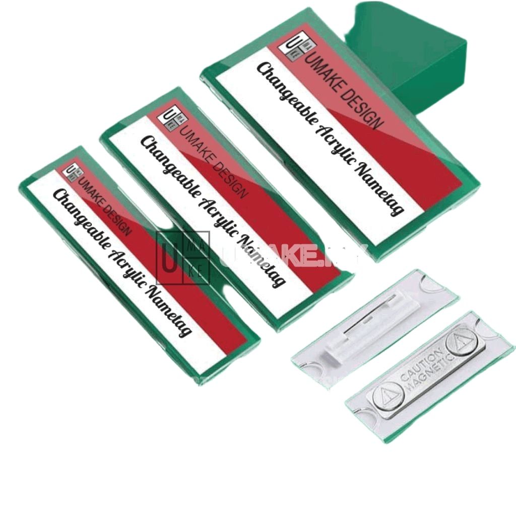 Reusable Magnetic Acrylic Name Badge