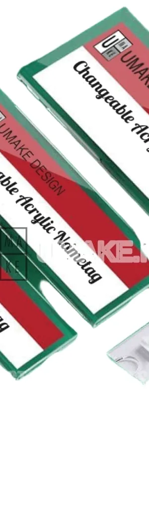 Reusable Magnetic Acrylic Name Badge