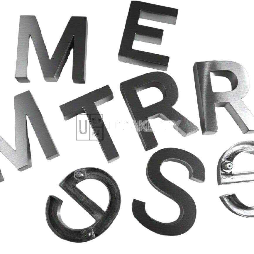 Stainless Steel Box Up letter Sign