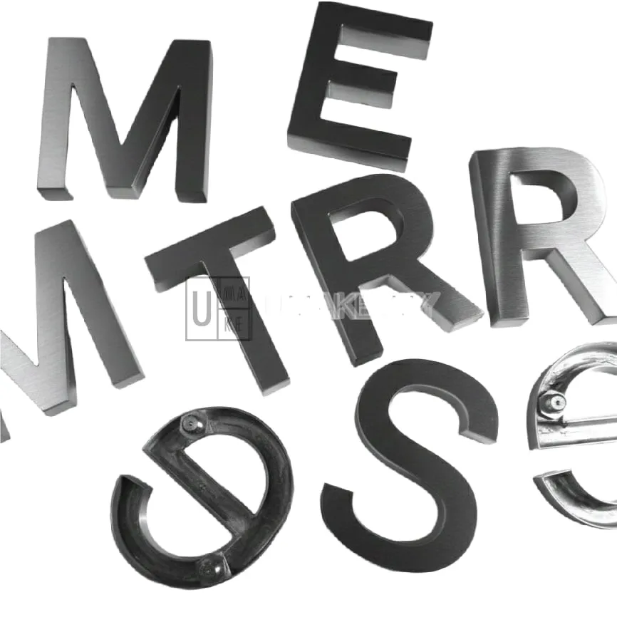 Stainless Steel Box Up letter Sign