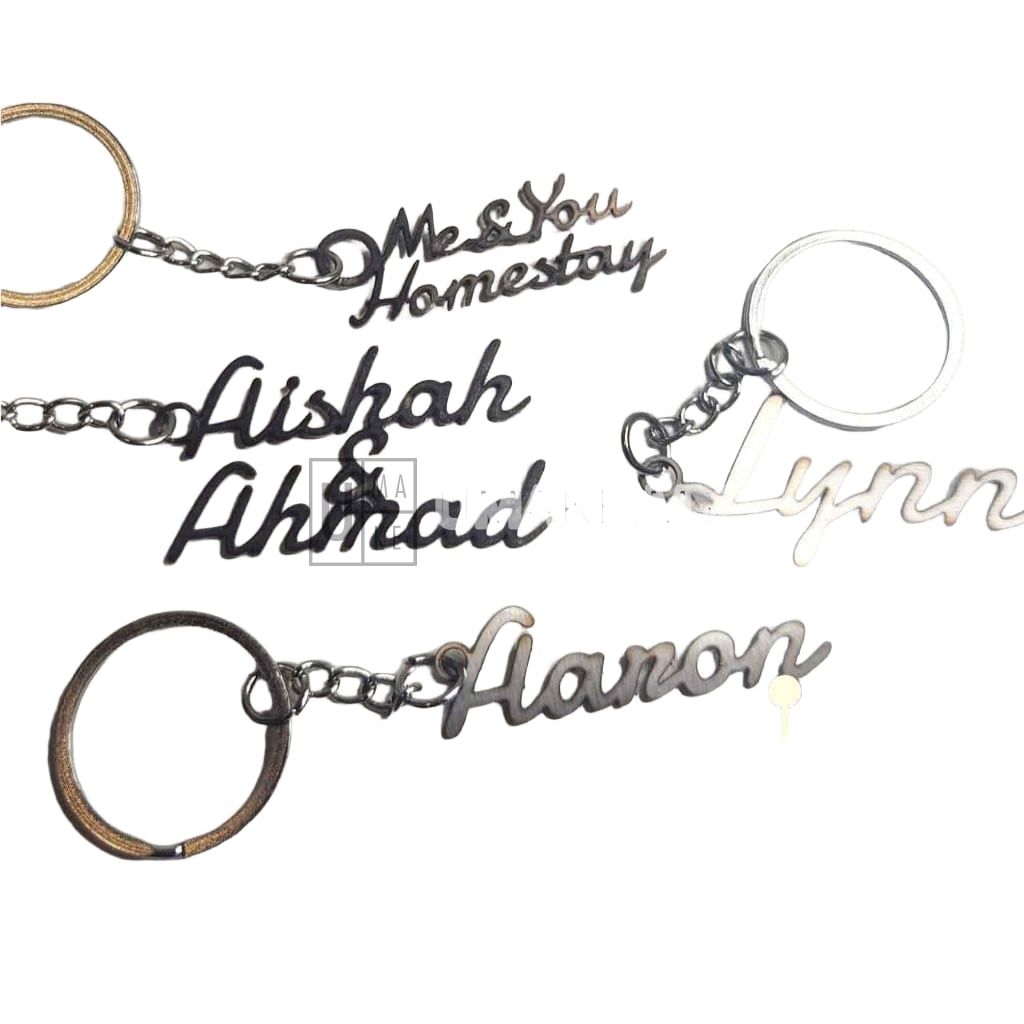 Stainless Steel Custom Name Keychain