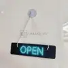 Printed Open/Close Sign (Neon Effect) view 1