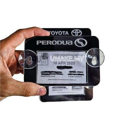 Acrylic Road Tax Holder (2024 New Size)