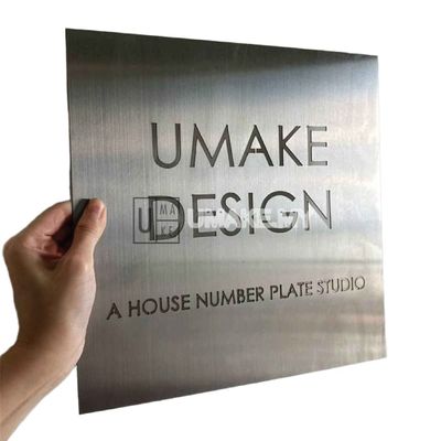 Custom Stainless Steel Business Signboard