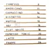 Interchangeable Acrylic Letter Menu Board view 1