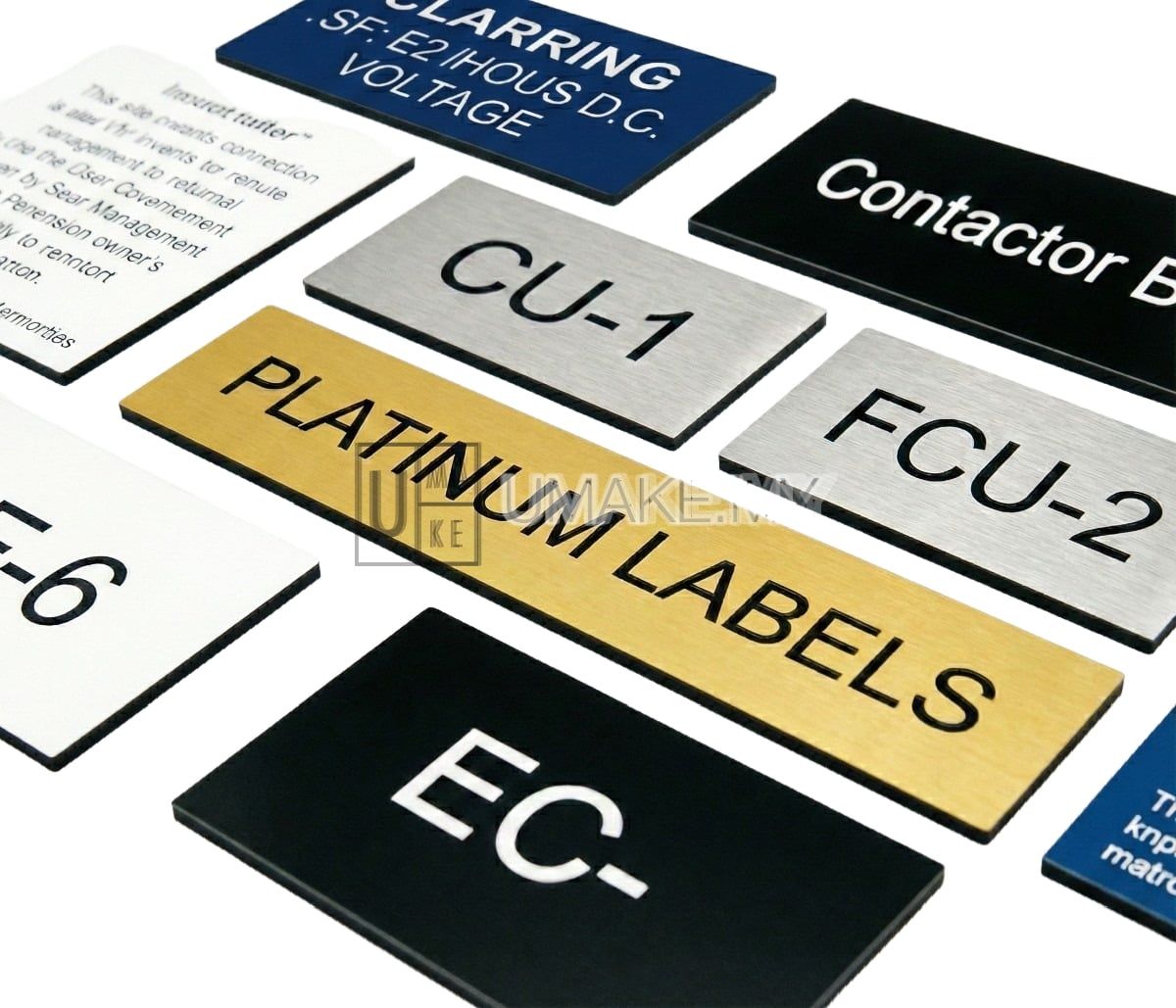 Traffolyte Label Sign