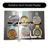 Stainless Steel Medal Display Frame view 1