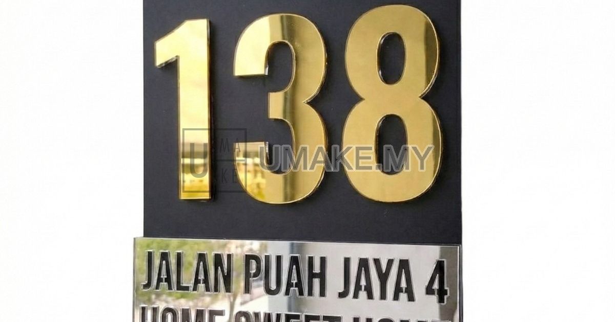 How to Choose a House Number Plate in Malaysia: The Complete Guide (2026)