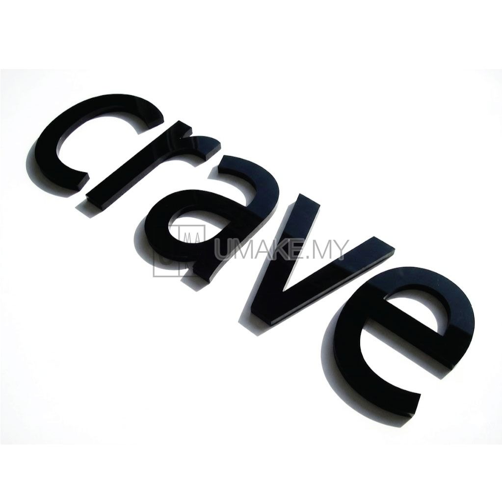 Acrylic Solid Colour Letter Signage