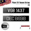 Acrylic 2D Car Number Plate view 1