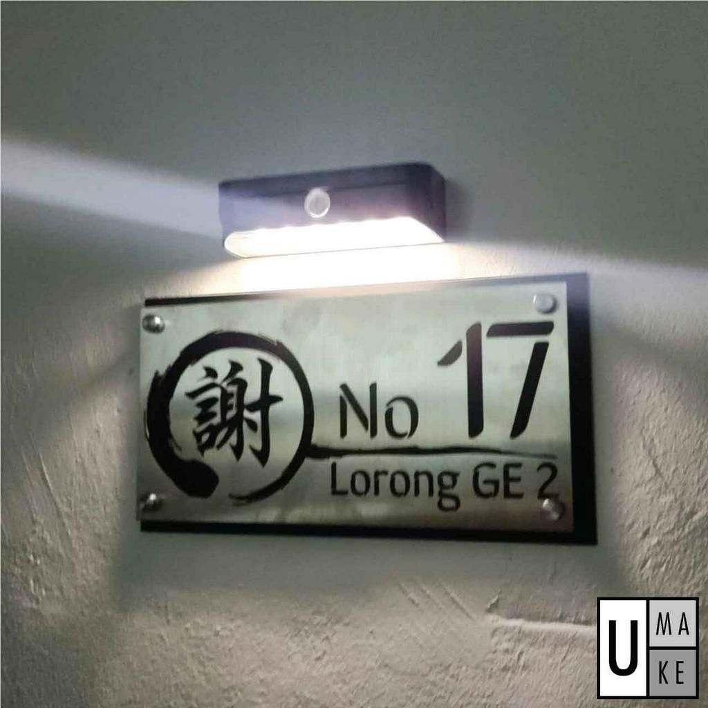 Stainless Steel House Plate Address 不锈钢百家姓门牌 Nombor Rumah Metal Fully Customize - Image 6