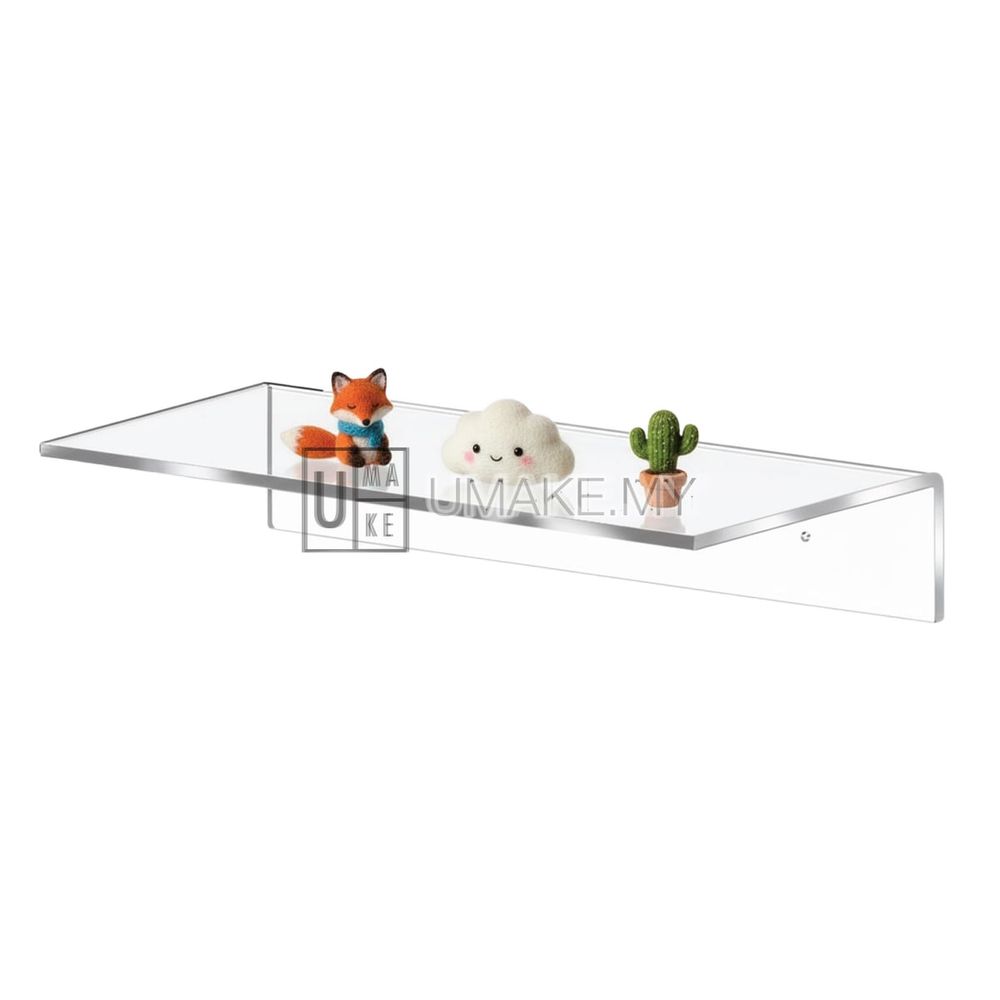 Acrylic Wall Shelf - L shape