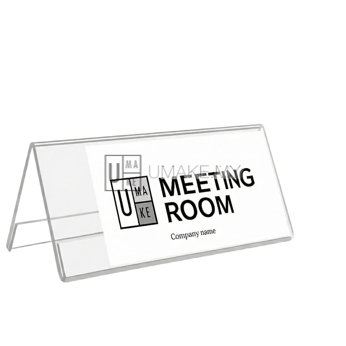 Acrylic V Shape Stand / A Shape Paper Stand (for name & position display)