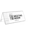 Acrylic V Shape Stand / A Shape Paper Stand (for name & position display) view 1