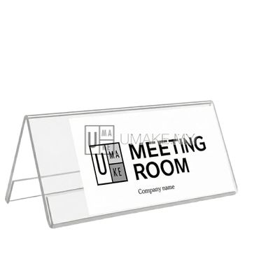 Acrylic V Shape Stand / A Shape Paper Stand (for name & position display)