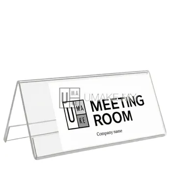 Acrylic V Shape Stand / A Shape Paper Stand (for name & position display)