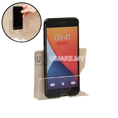 Acrylic Wall-Mounted Phone Holder