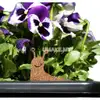 Metal Slug Garden Pot Ornament view 1
