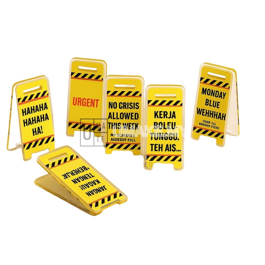 Acrylic Humorous Desk Sign