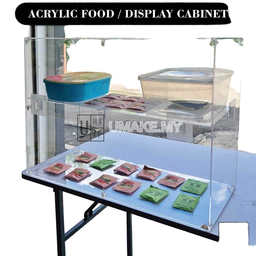 Acrylic Food Display Cabinet (3mm)