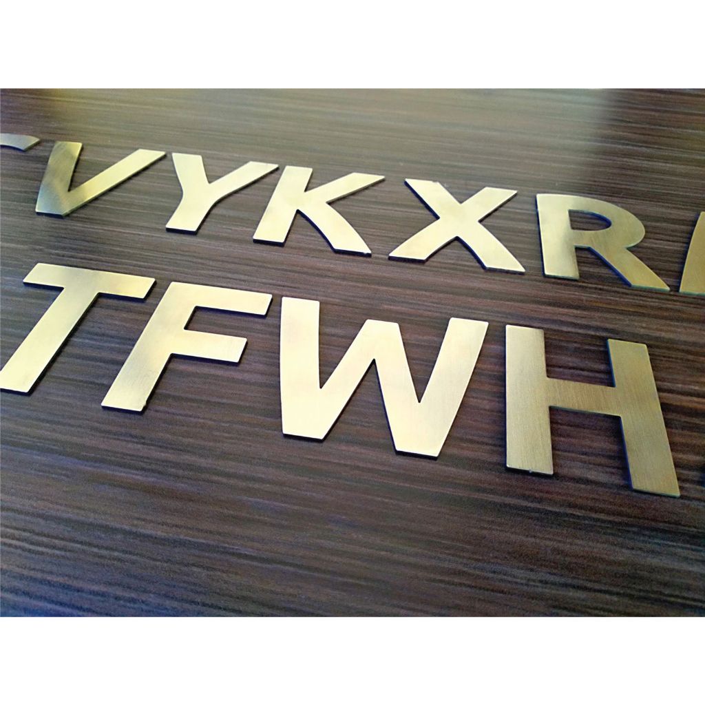 Stainless Steel 304 House Number Lettter Tanda Nombor Rumah Address Customize Metal 白钢门牌号码定制 A-Z 0-9 - Image 2