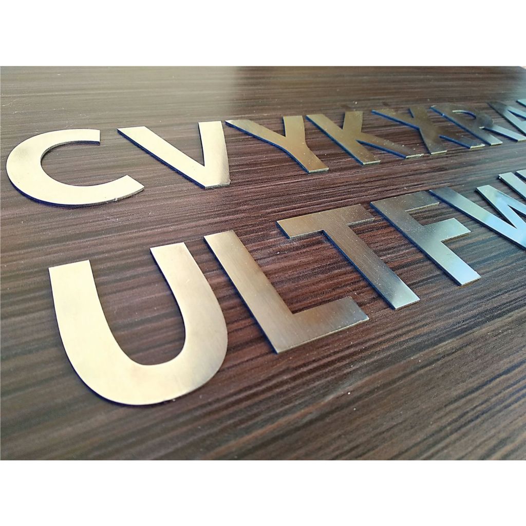 Stainless Steel 304 House Number Lettter Tanda Nombor Rumah Address Customize Metal 白钢门牌号码定制 A-Z 0-9 - Image 4