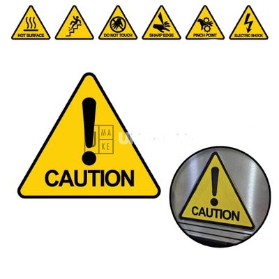 Acrylic Caution & Warning Sign