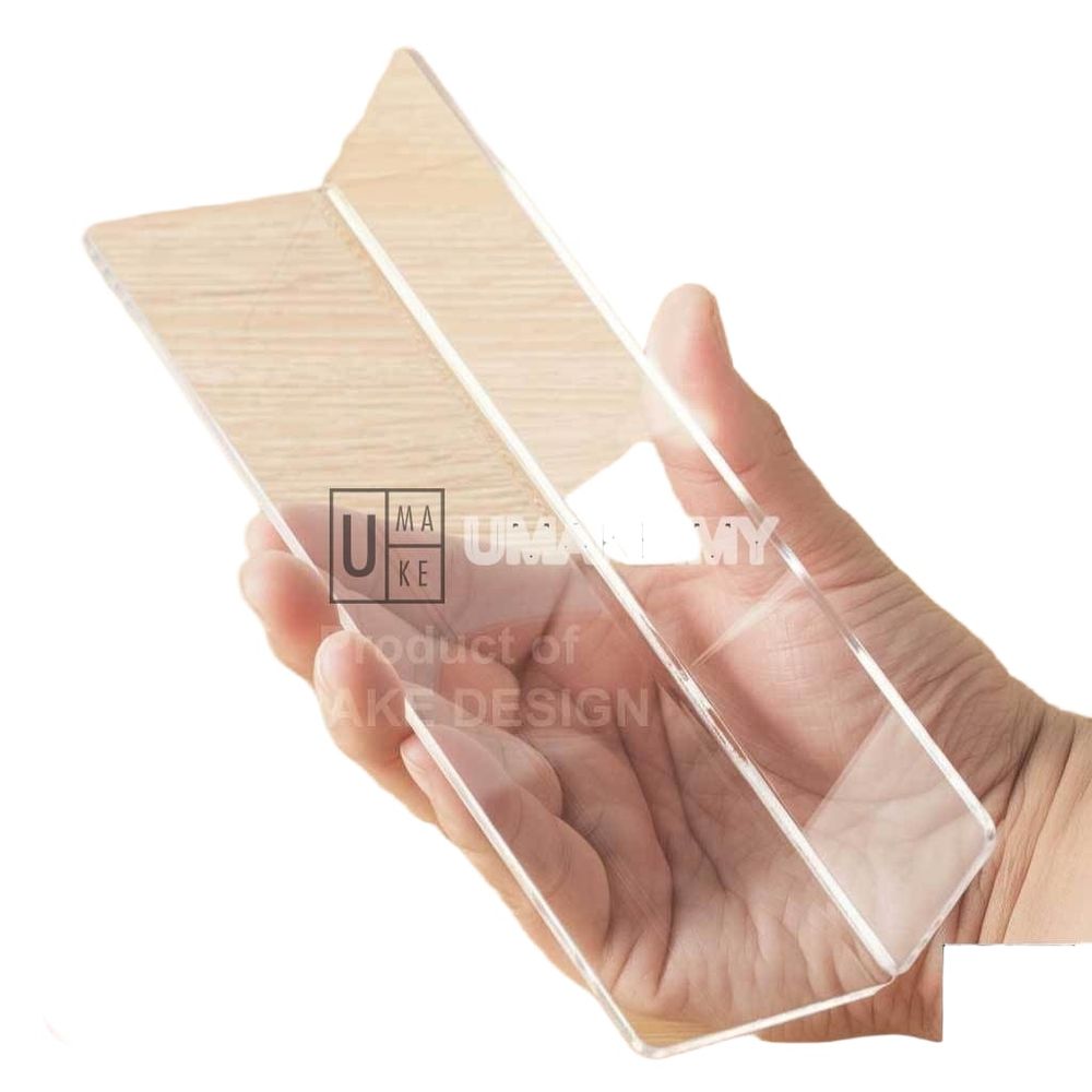 Acrylic L-Shape Shelf Divider