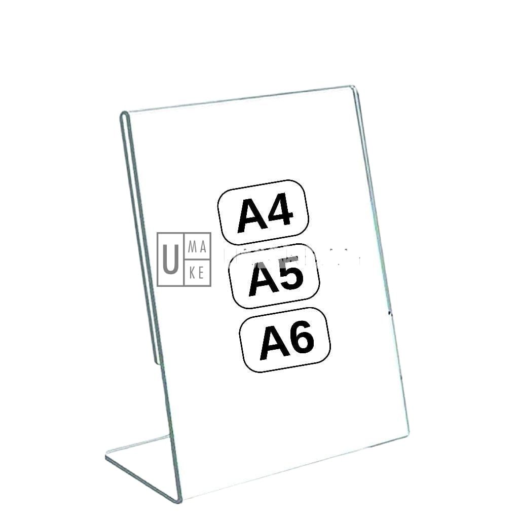 Acrylic L-Shape Display Stand