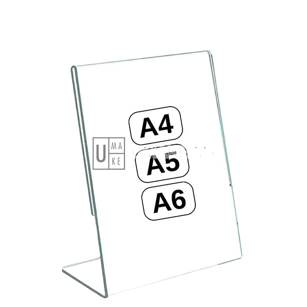 Acrylic L-Shape Display Stand