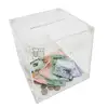 Acrylic Collection Box (For Donation or collect tickets or collect feedback) with custom size view 1