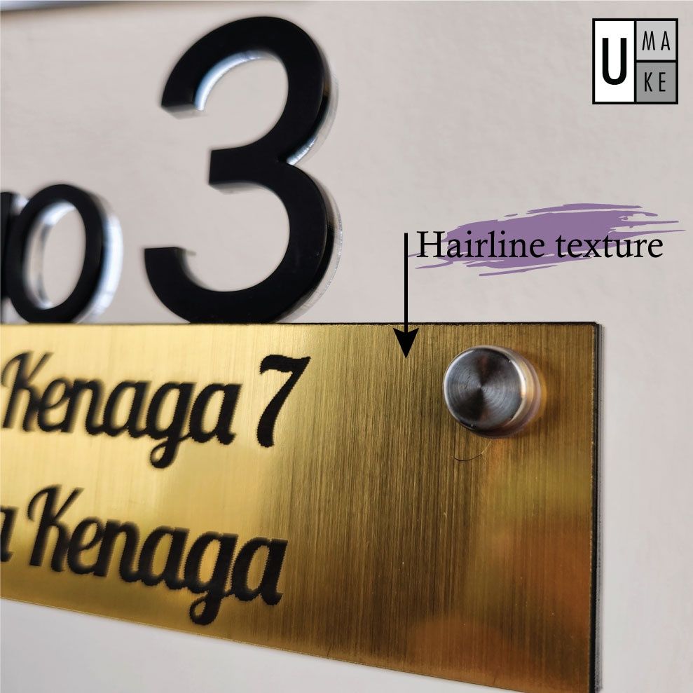 UMAKE 百家姓门牌 | assalamualaikum Tanda Rumah | Customize house number plate | nombor rumah | sign plate | plate rumah - Image 7