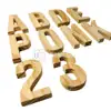 Wood letter sign view 1