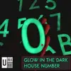 Glow in the dark Acrylic House Number Plate/Nombor Plat Rumah Akrilik 夜光 门牌 灯 Jade Stone Acrylic 2 layers 5mm thick view 3