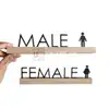 Wood & Acrylic Wayfinding Sign Set view 1