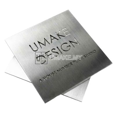 304 Stainless Steel Cut Out Signage