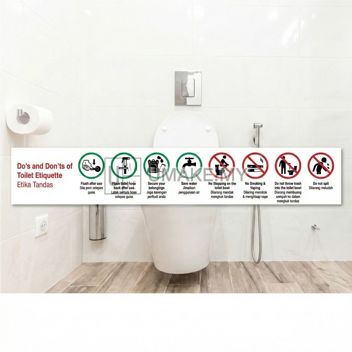 Toilet Etiquette Sign