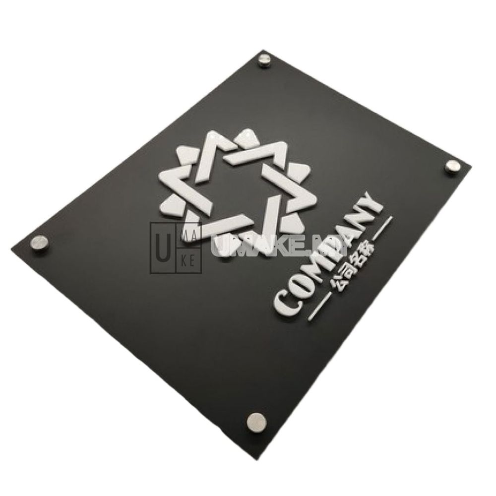 Custom 3D Acrylic Company Sign