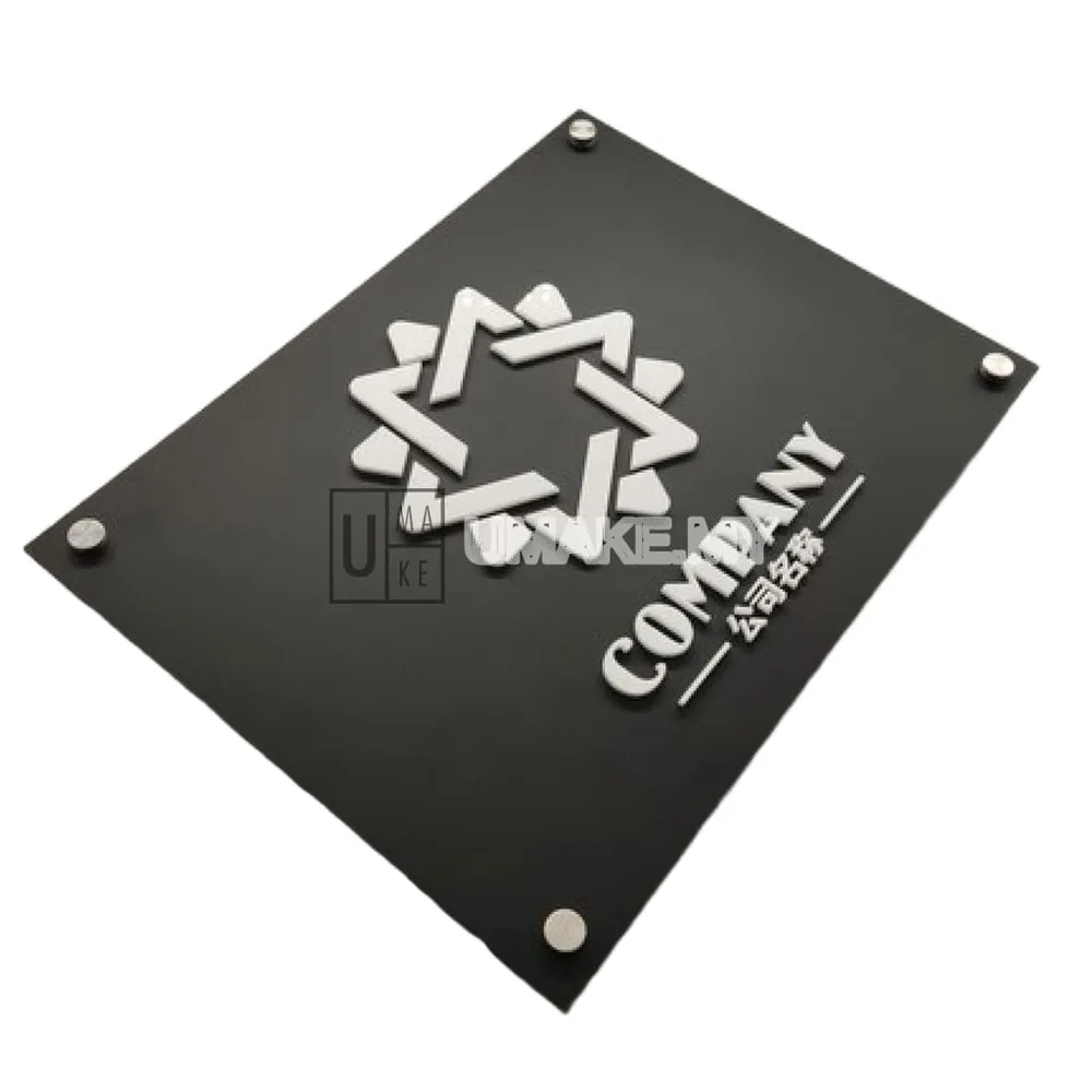 Custom 3D Acrylic Company Sign
