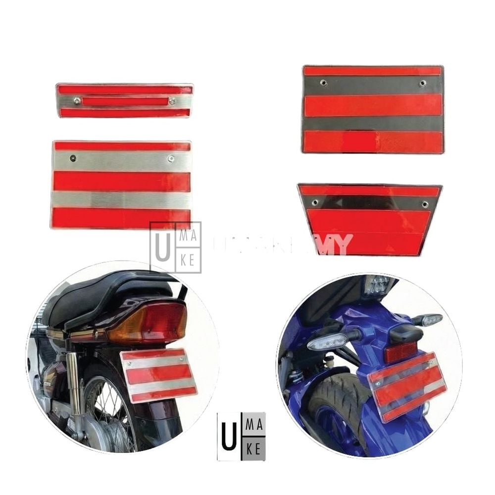 Motorcycle License Plate Bracket (Screwless)