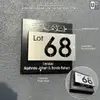 UMAKE Custom made Assalamualaikum Stainless Steel House Plate Address Nombor Rumah Tanda Rumah Metal view 3