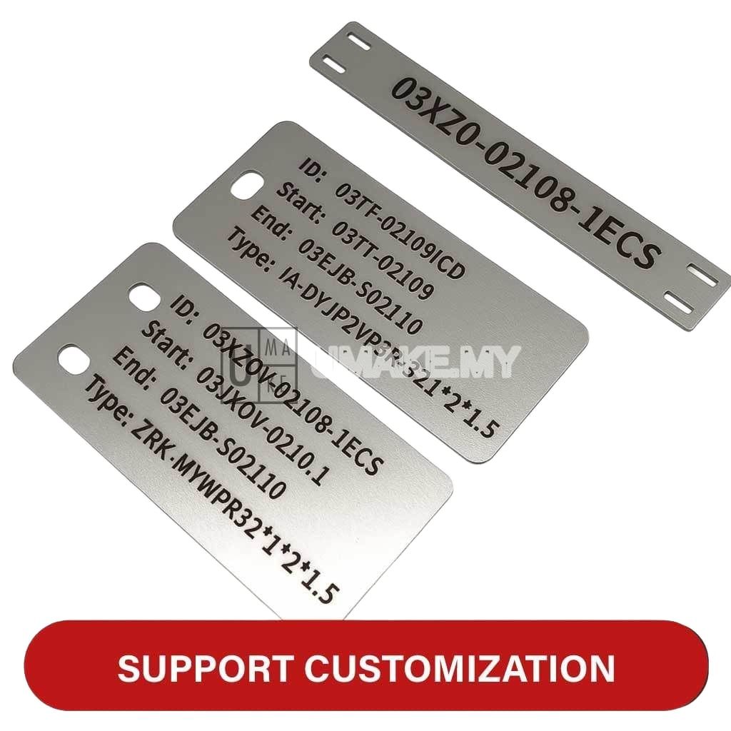 Custom Stainless Steel Laser Engraved Tag