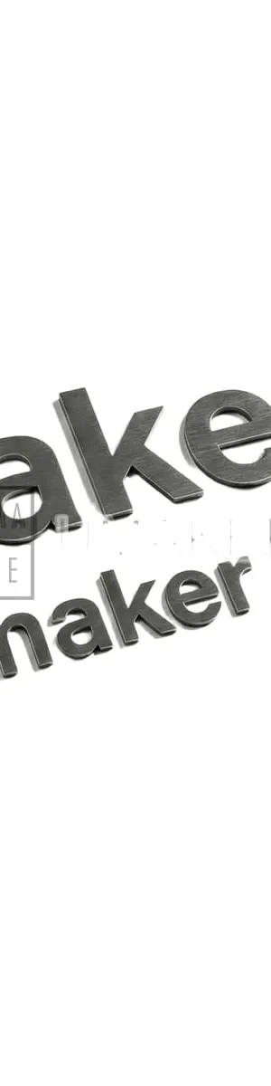 Stainless Steel Letter Sign (Flat)