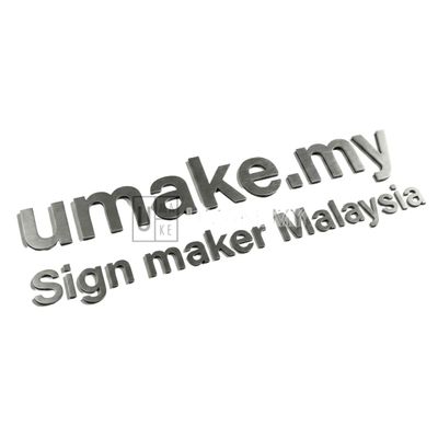 Stainless Steel Letter Sign (Flat)