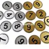 Metallic Acrylic Table Number (Laser Engraved) view 1