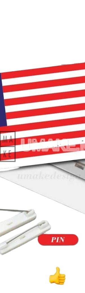 Malaysia Flag Badge — Acrylic (Pin/Magnet)