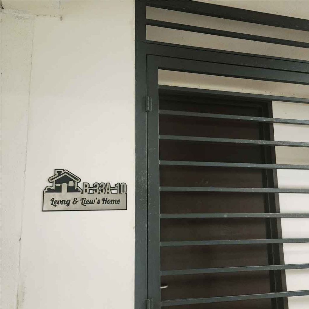 Customize Stainless Steel House Number Plate Address Nombor Rumah Metal Tanda Rumah 不锈钢门牌 - Image 8