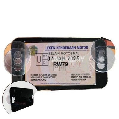 Compact Road Tax Holder (Kids-Safe, No Sharp Edges)